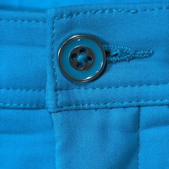 Cj Banks Pants Signature Slimming Vibrant Teal Trousers Size 16w - Picture 7 of 11